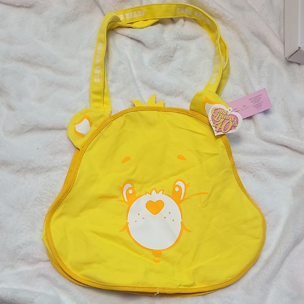 Care Bears 40th Anniversary Shoulder Bag - Funshine Bear NWT